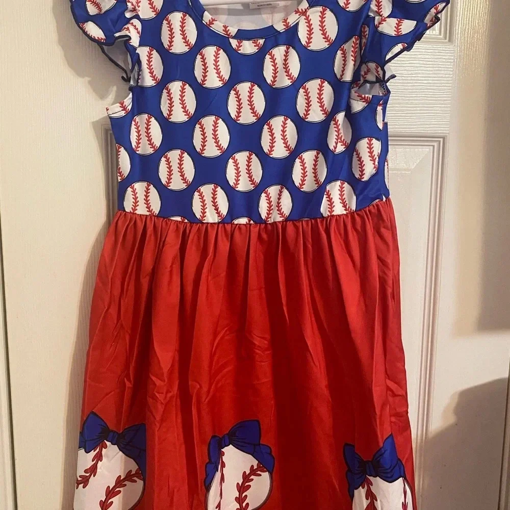 New Girl’s Baseball Dress